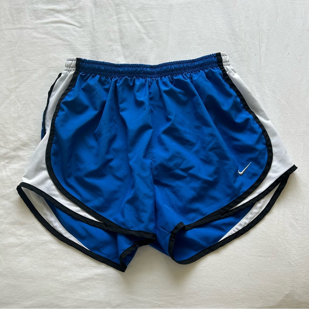 Nike dry fit running shorts blue